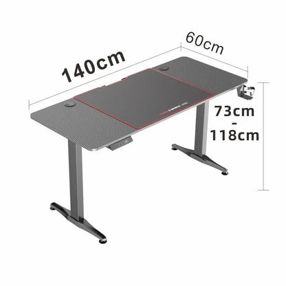 Gaming Standing Desk Home Office Lift Electric Height Adjustable Sit To Stand Motorized Standing Desk 1460 - Stacks Warehouse