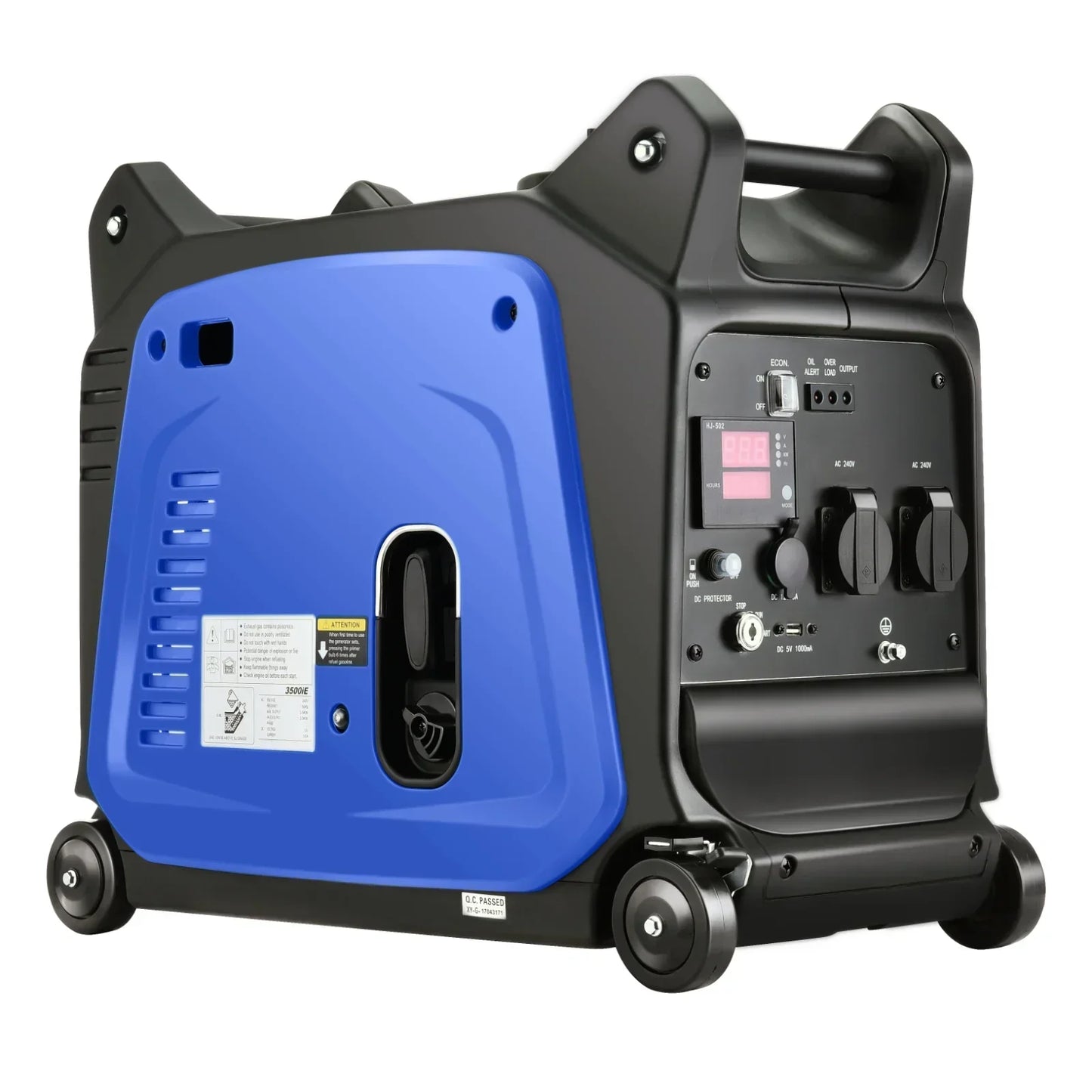 Gentrax 3500W Remote Start Pure Sine Wave Inverter Generator Portable Power
