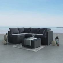 Bondi Outdoor Modular Lounge Sofa Black