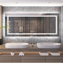 LED Bathroom Mirror 120x80cm Frameless with Backlight - Interior Ave