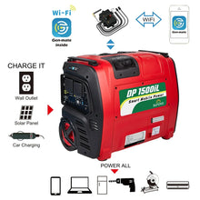 Sunovo 1500W Portable Power Station Solar Inverter Generator Battery Backup