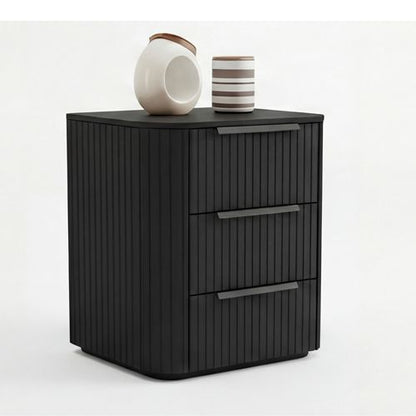 Arlo bedside table with LED base lighting, included in the 4 piece suite