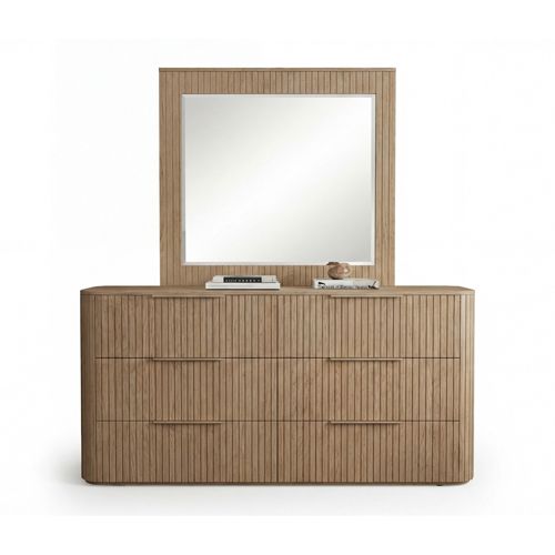 Arlo six drawer dresser with mirror, included in the 5 piece suite