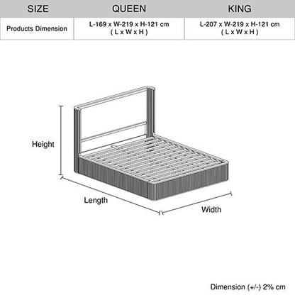 Arlo suite fluted detailing in black finish, solid rubber wood