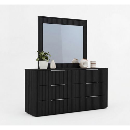 Arlo dresser mirror panel, 3mm flat glass without bevel
