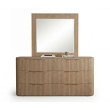 Arlo dresser, six storage drawers with aluminium handles and ball-bearing runners