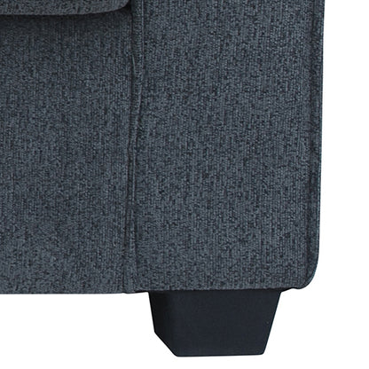 Milano 2+3 Seater Sofa Set | Charcoal Fabric | Pocket Spring