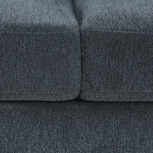 Milano 2+3 Seater Sofa Set | Charcoal Fabric | Pocket Spring