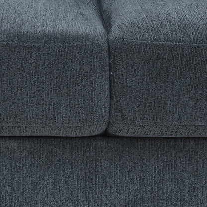 Milano 2+3 Seater Sofa Set | Charcoal Fabric | Pocket Spring