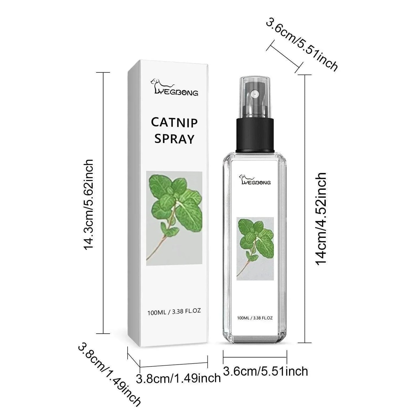 Catnip Spray - Natural Cat Anxiety Relief & Vitality Booster