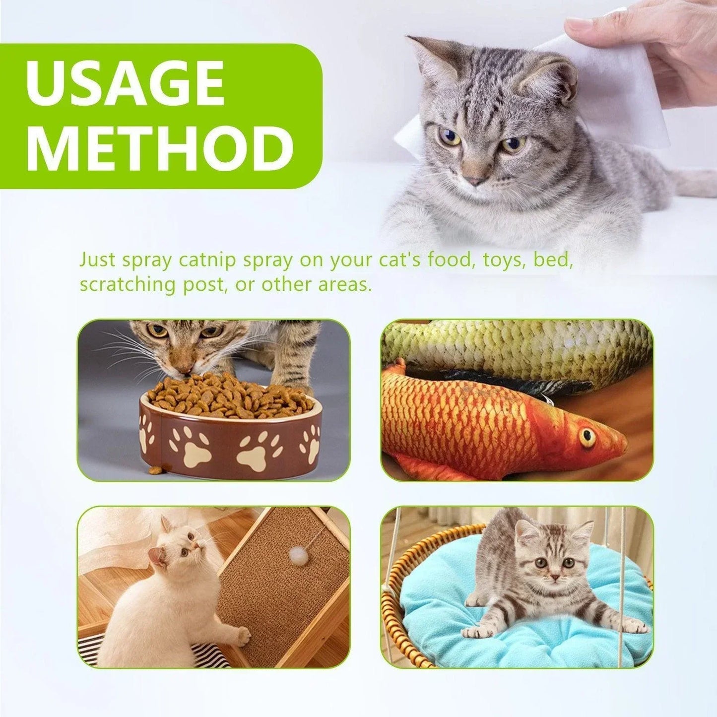 Catnip Spray - Natural Cat Anxiety Relief & Vitality Booster