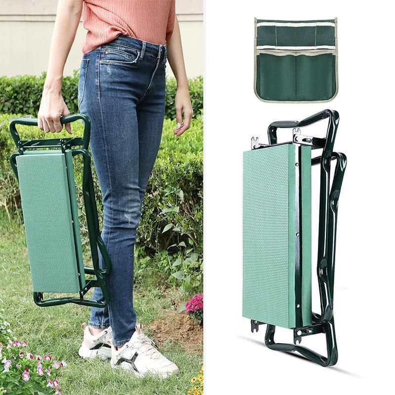 Versatile 3-in-1 Garden Kneeler Padded Seat Kneeling Gardening Work Stool Tools