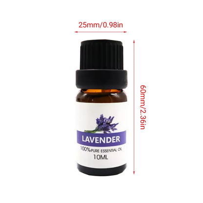 Essential Oil Set 8 Bottles Plant Aromatherapy Oils Natural Fragrance Diffuser