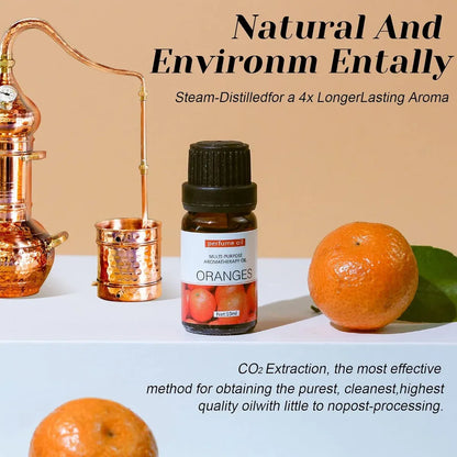 Essential Oil Set 6 Bottles Natural Aromatherapy Oils for Relax and Massage