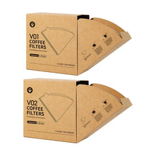 V02 Coffee Filter Paper - 100 Pack Cone Drip Filters