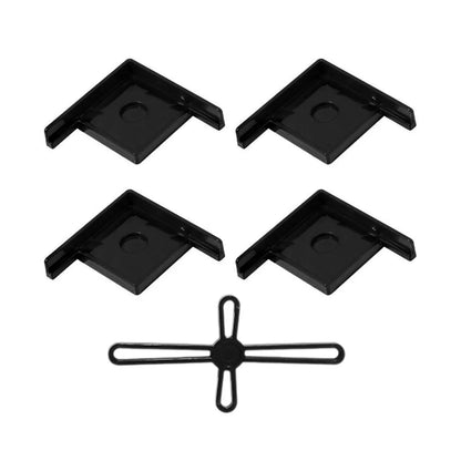 Aquarium Corner Brackets 5pcs White Large Plastic Tank Stand Guards