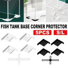 Aquarium Corner Brackets 5pcs White Small Plastic Tank Stand Guards