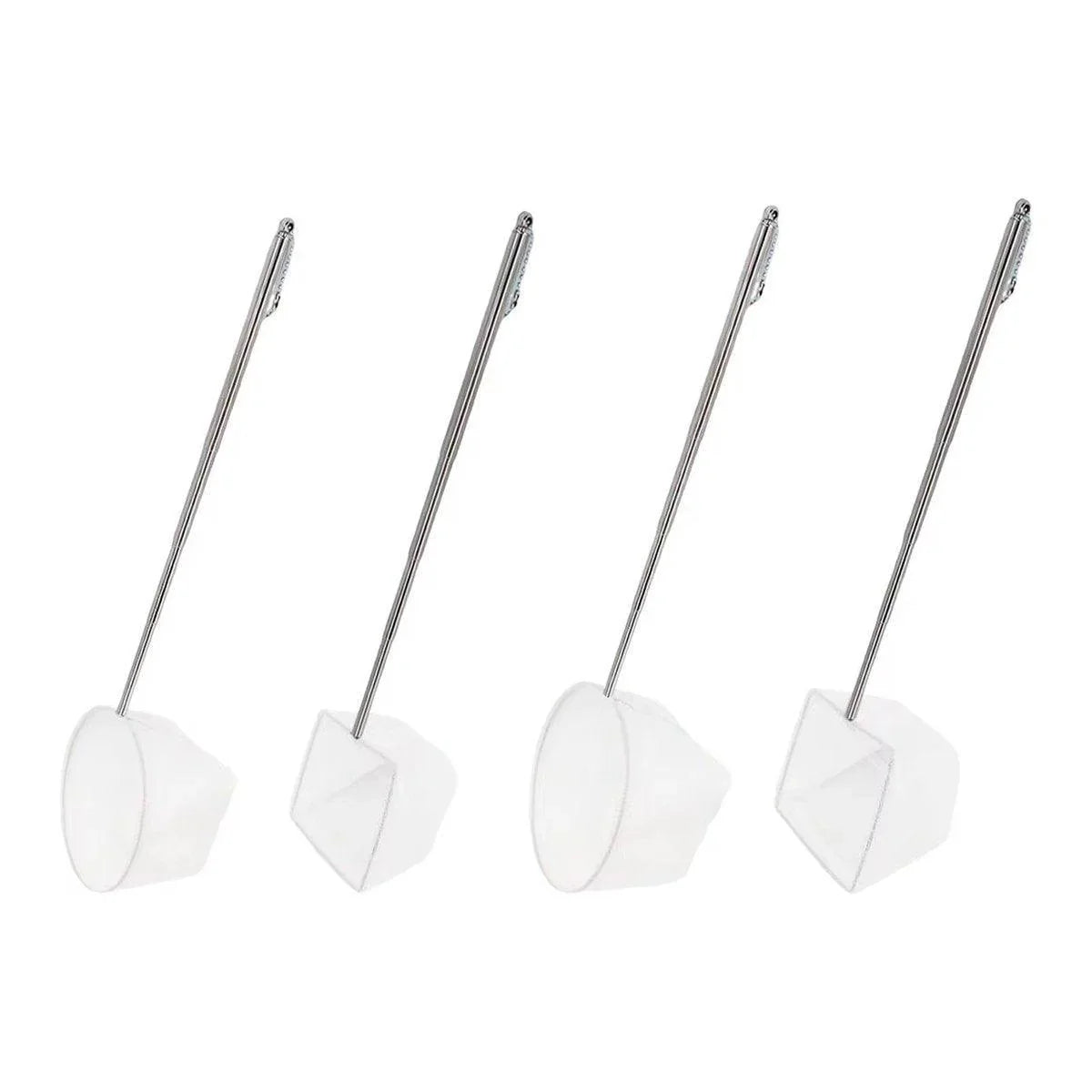 Aquarium Fish Net Retractable 13-39cm Square Small 5x6.5cm Stainless Steel