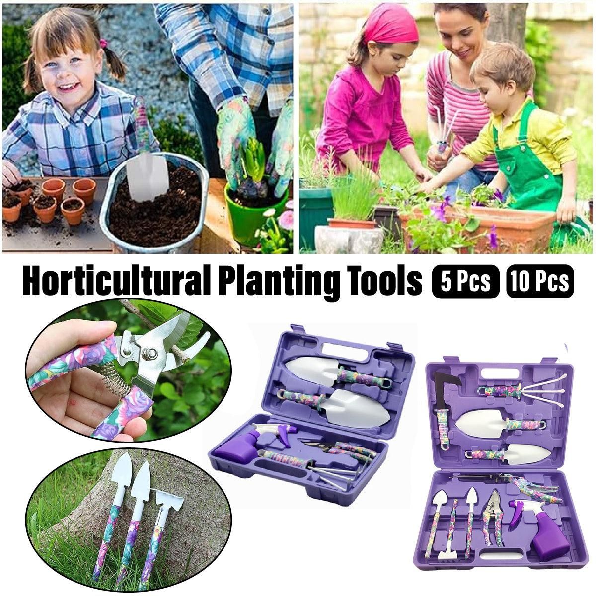 5PCS Garden Tools Planting Weeding Watering Flower Bonsai Shovel Hand Tools - 5pcs