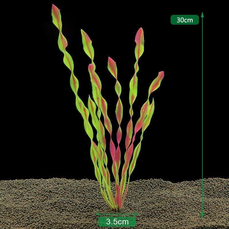 Aquarium Plants 10pcs Artificial Water Grass Plastic Fish Tank Decor