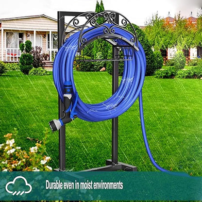 Garden Pipe Rack Support Outdoor Pipe Rack for Garden Yard  Water Hose Storage