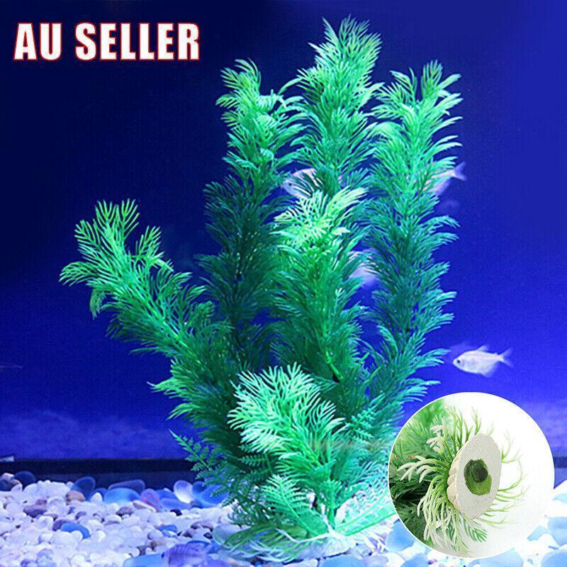 Aquarium Plant 30cm Artificial Water Grass Plastic Fish Tank Decor