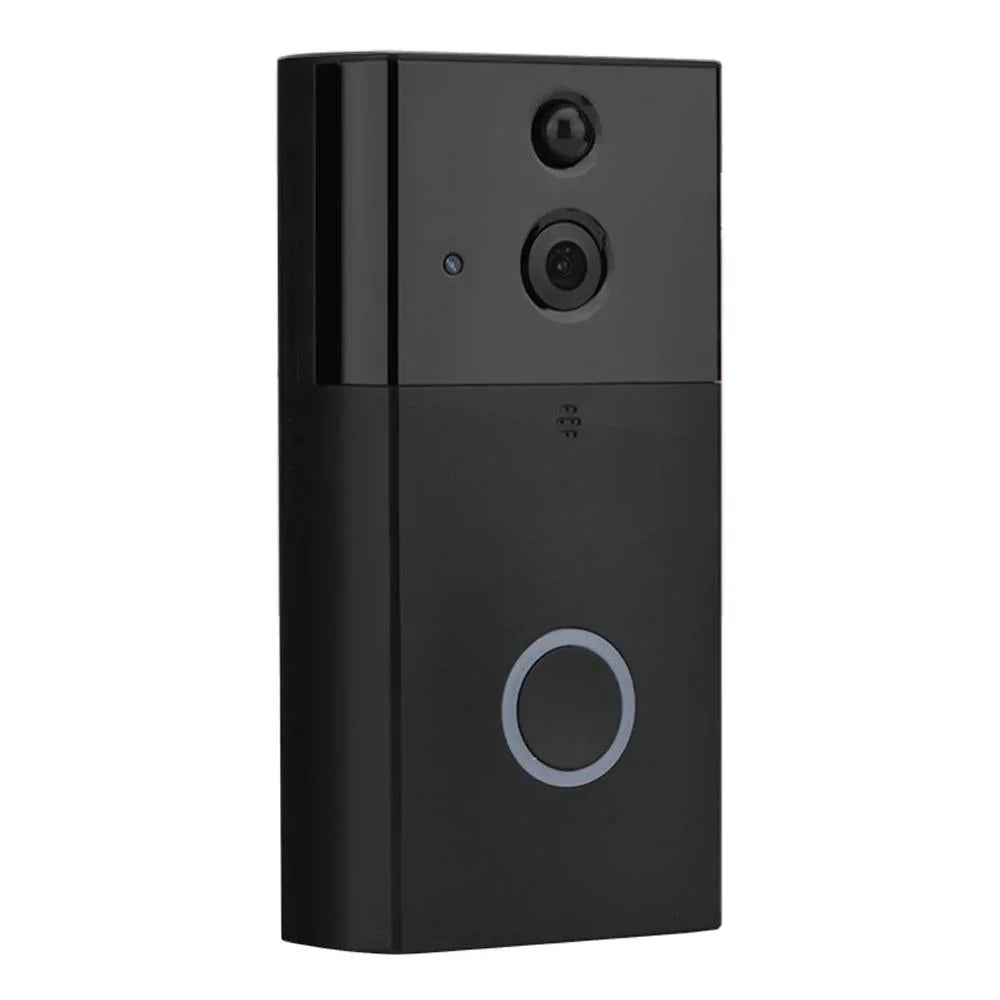 Smart WiFi Video Doorbell Night Vision Motion Detection Silver