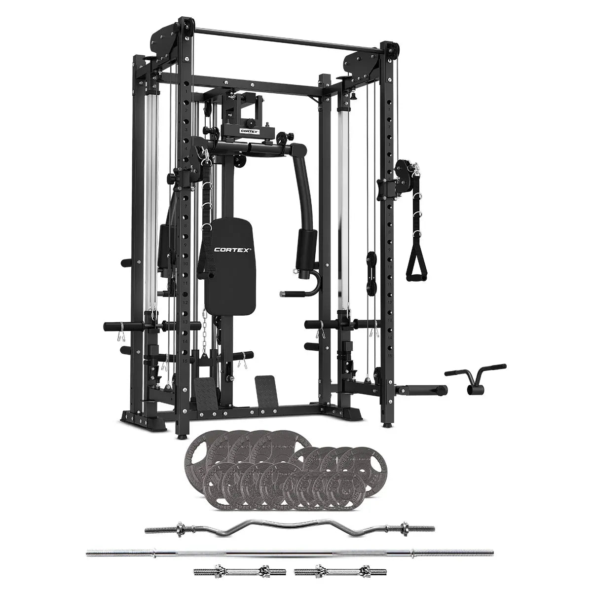 CORTEX PR5 folding power rack with 90kg standard weight set