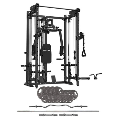 CORTEX PR5 folding power rack with 90kg standard weight set