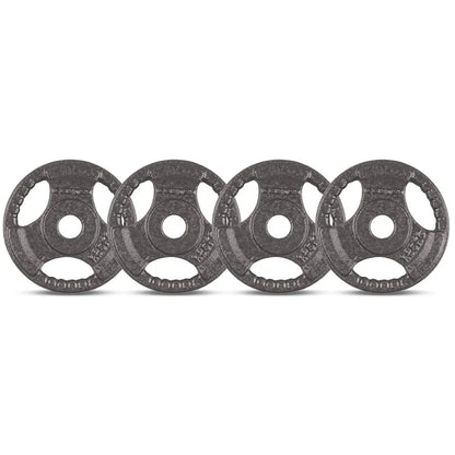 Adjustable J-hooks and safety spotters on the CORTEX PR5 rack