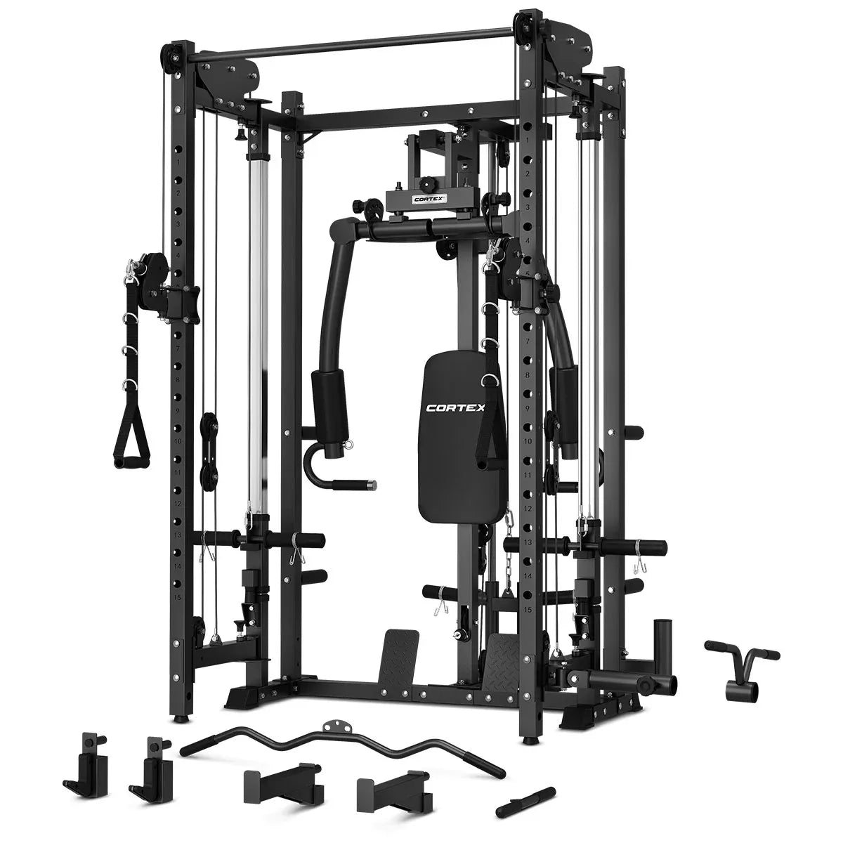 CORTEX PR5 power rack and functional trainer set up for training