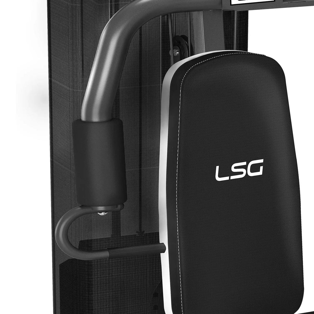 Height adjustable preacher pad on the LSG SSN-105 multi station