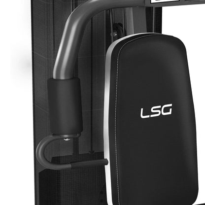 Height adjustable preacher pad on the LSG SSN-105 multi station