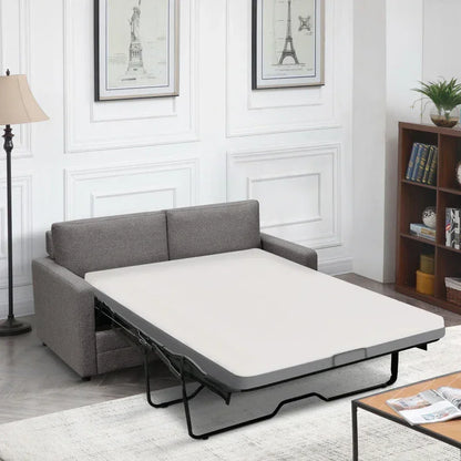 RAY 2 Seater Sofa bed with Separate Foam Mattress- Dark grey - Stacks Warehouse