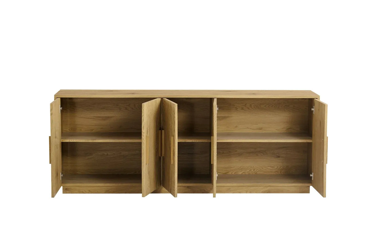 Oak Volta Sideboard storage cabinet for a dining room