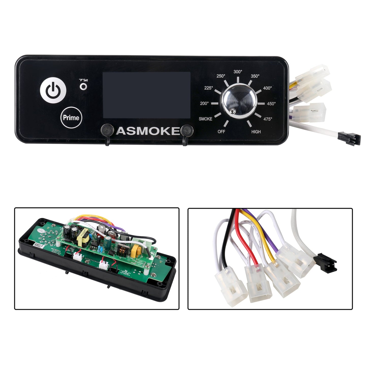 AS660 AS660N-1 Pellet Grill Replacement Control Board LED Display 8 Temperature Settings