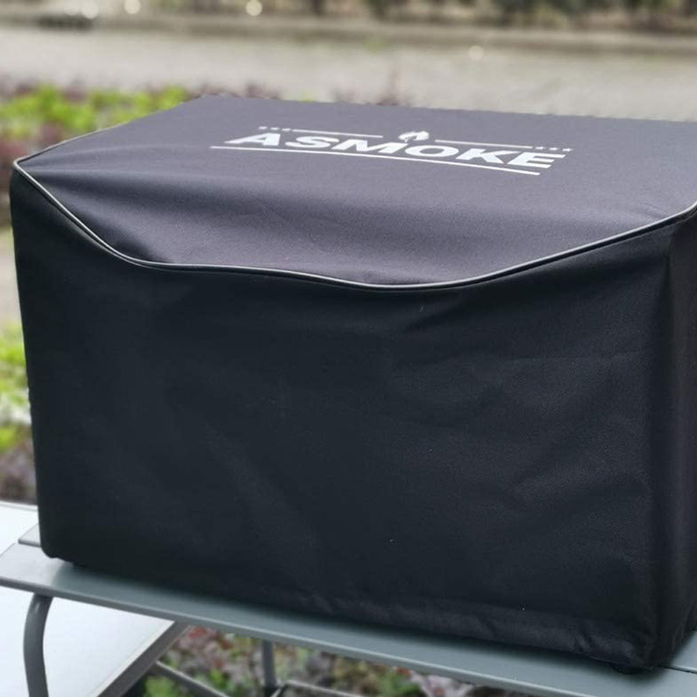 ASMOKE AS350 Grill Cover All-Weather Water-Resistant Heavy-Duty with Storage Pocket
