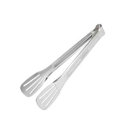 ASMOKE BBQ Tongs 9.2" Locking Ring-Pull Stainless Steel Dishwasher Safe Indoor Outdoor