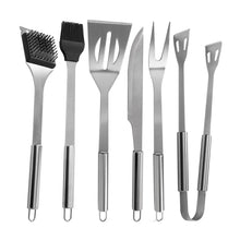 ASMOKE BBQ Tool Set, 6 Piece, Stainless Steel, Oxford Carry Bag