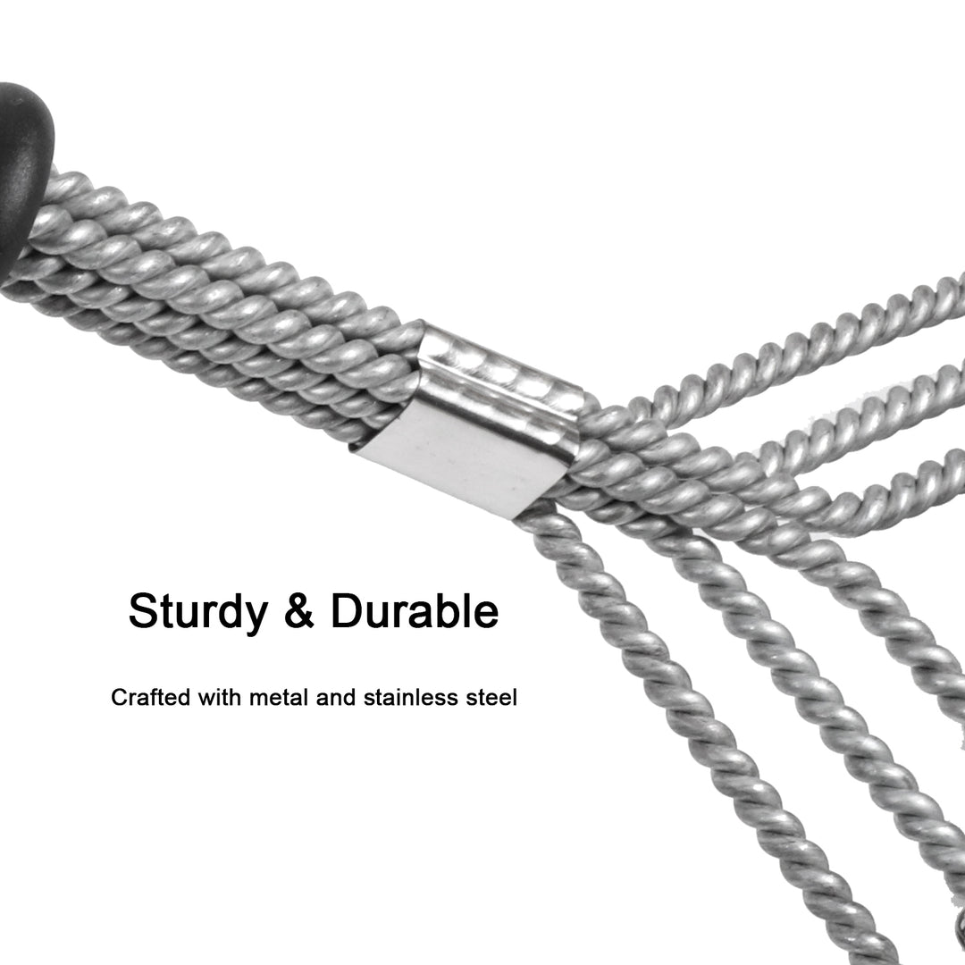 ASMOKE Triple-Head BBQ Grill Brush 42cm Stainless Steel Bristles Ergonomic Handle