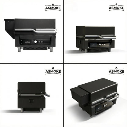 ASMOKE Essential Portable Pellet Grill Bundle, Smoke Tube, Meat Claws, Skewers and Applewood Pellets