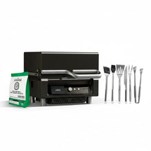 ASMOKE Essential Portable Pellet Grill Bundle, 6-Piece Tool Set and Applewood Pellets