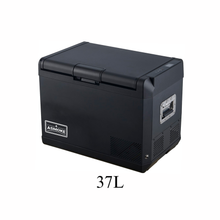ASMOKE 37L Mini Fridge Compact Refrigerator Roll-Bond Evaporator -20°C Internal Light