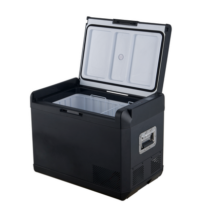 ASMOKE 37L Mini Fridge Compact Refrigerator Roll-Bond Evaporator -20°C Internal Light