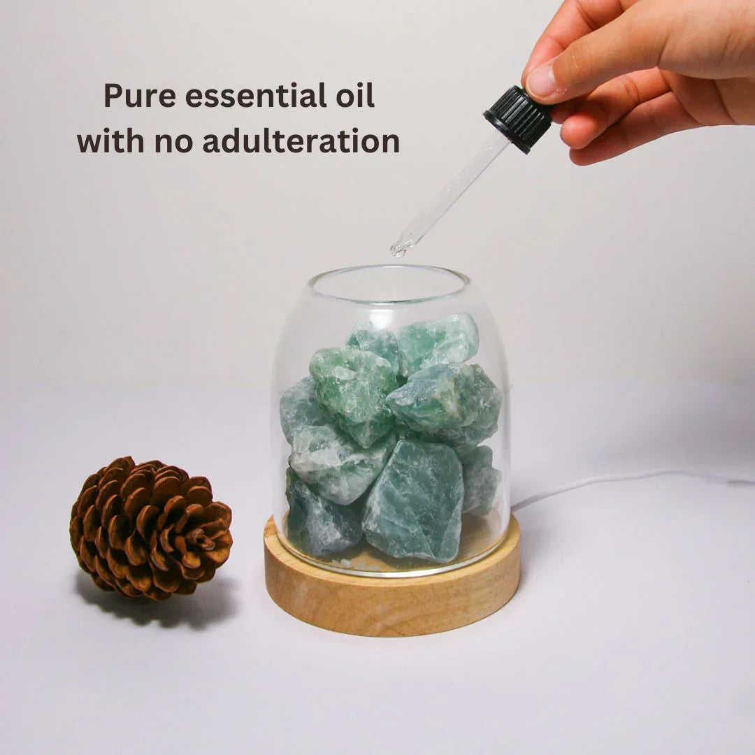 Aurora Crystal Diffuser - Green Calcite - Flea Market