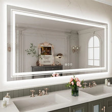 LED Bathroom Mirror 1600x800mm Bluetooth Music Anti-Fog - Fin Jumbo
