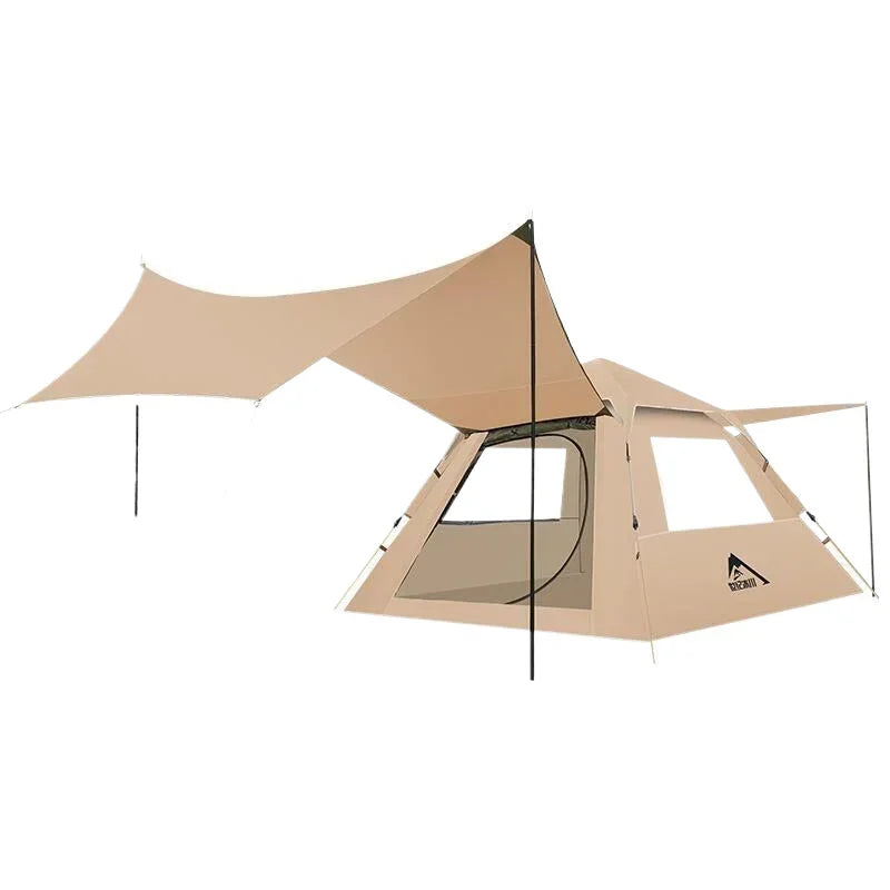 Large Canopy Tent 240x240x155cm Cloudy Gray Outdoor Camping Shelter Gazebo