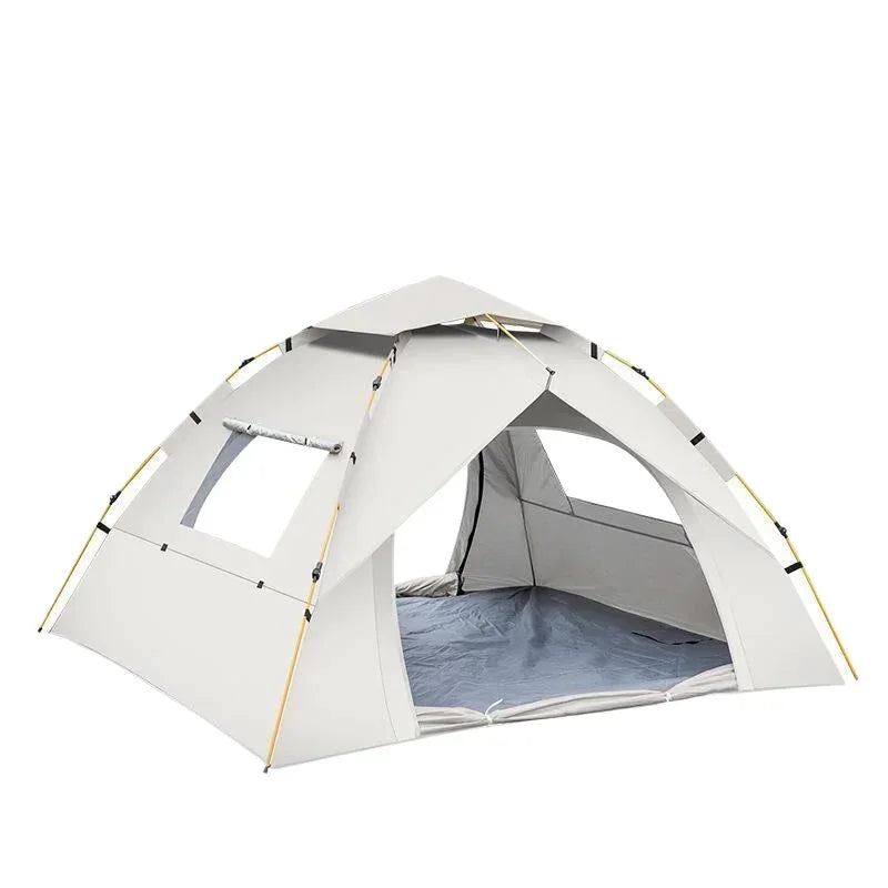 Small Camping Tent 200x150x125cm Two Doors Two Windows Portable Outdoor
