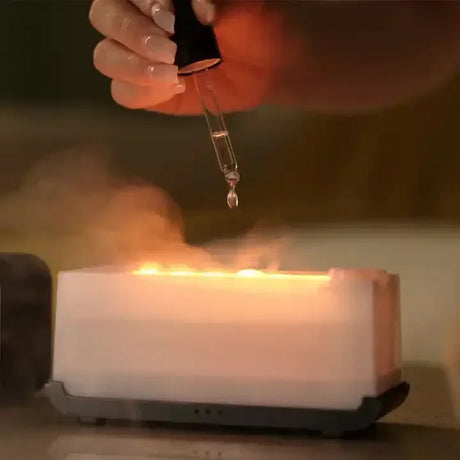 Black Aroma Diffuser - Flame Simulator - Flea Market