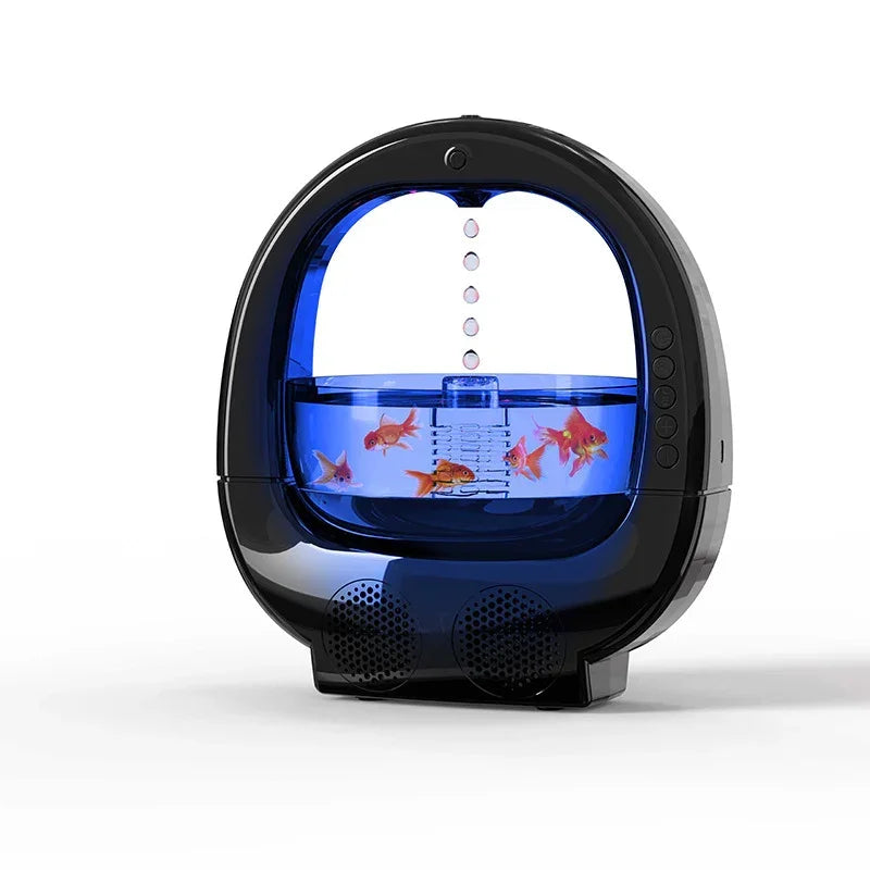 Black 3 In 1 Anti-Gravity Humidifier - Stacks Warehouse